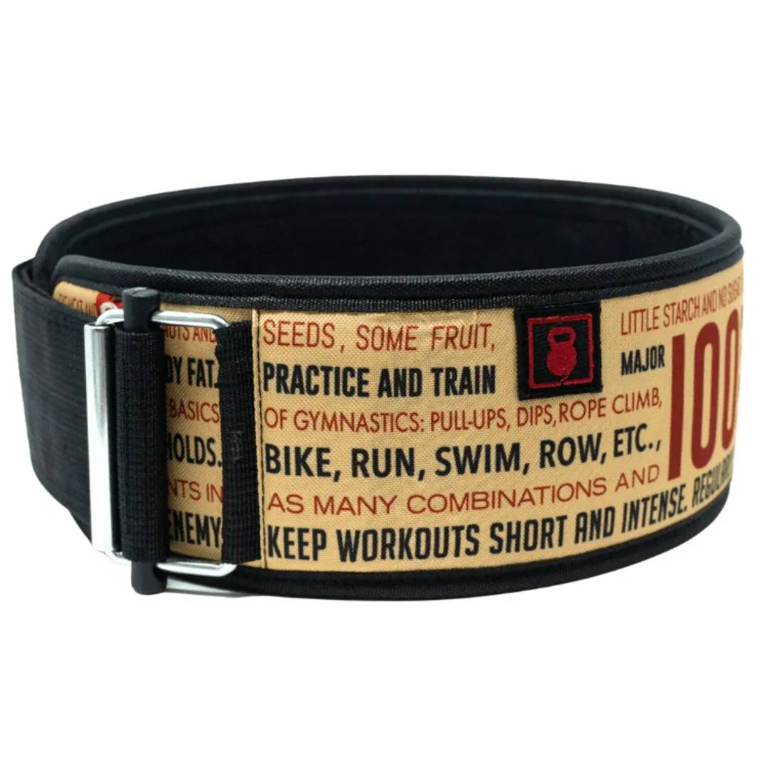 100 Words Weightlifting Straight Belt