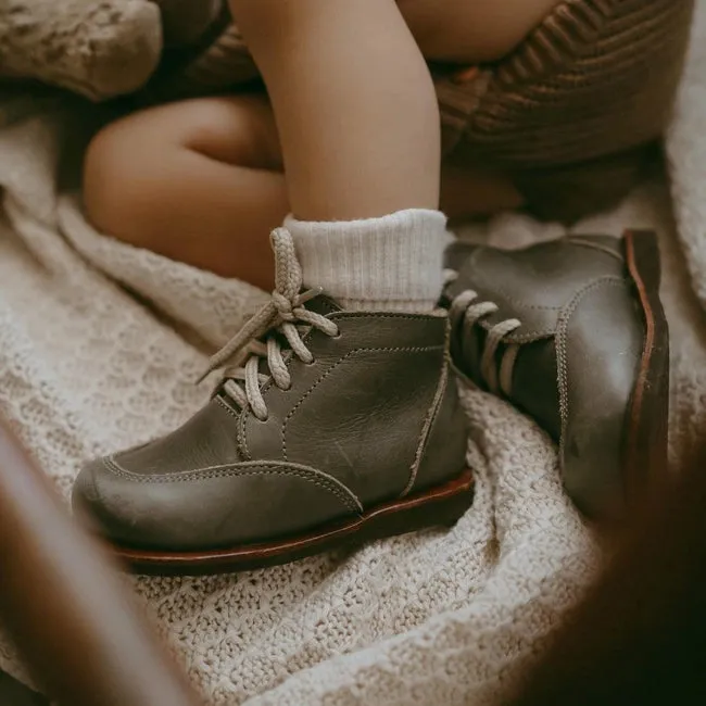 Adelisa & Co Pine Green Antigua Children's Leather Boot