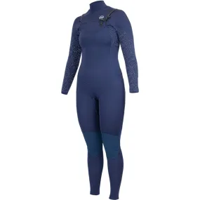 Alder Revo Womens 4/3mm Chest Zip Wetsuit - Blue