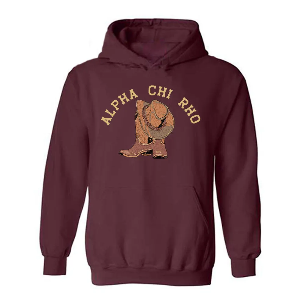 Alpha Chi Rho Country Boy Heavy Blend Adult Hooded Sweatshirt Hooded Sweatshirt