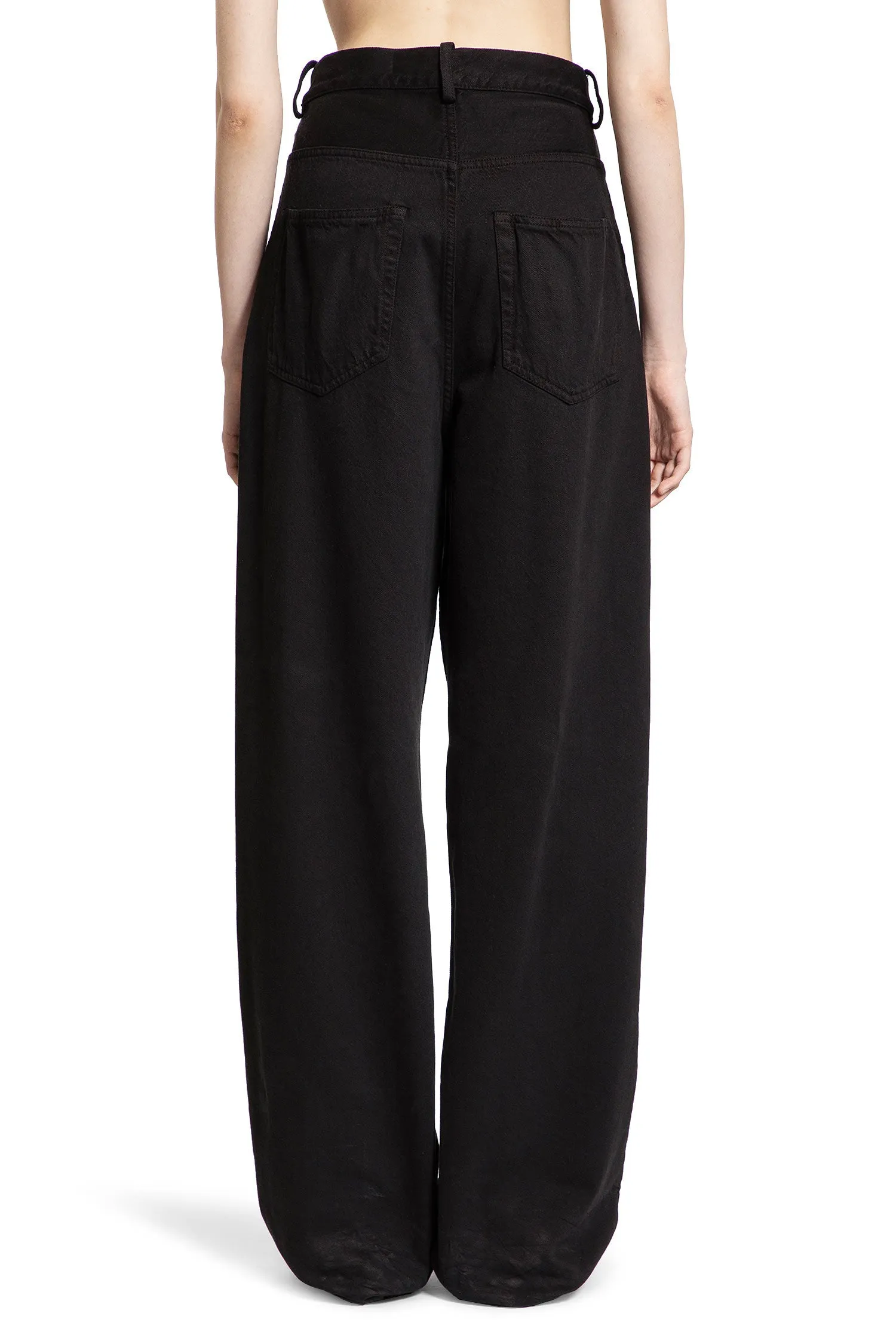 ANN DEMEULEMEESTER WOMAN BLACK JEANS