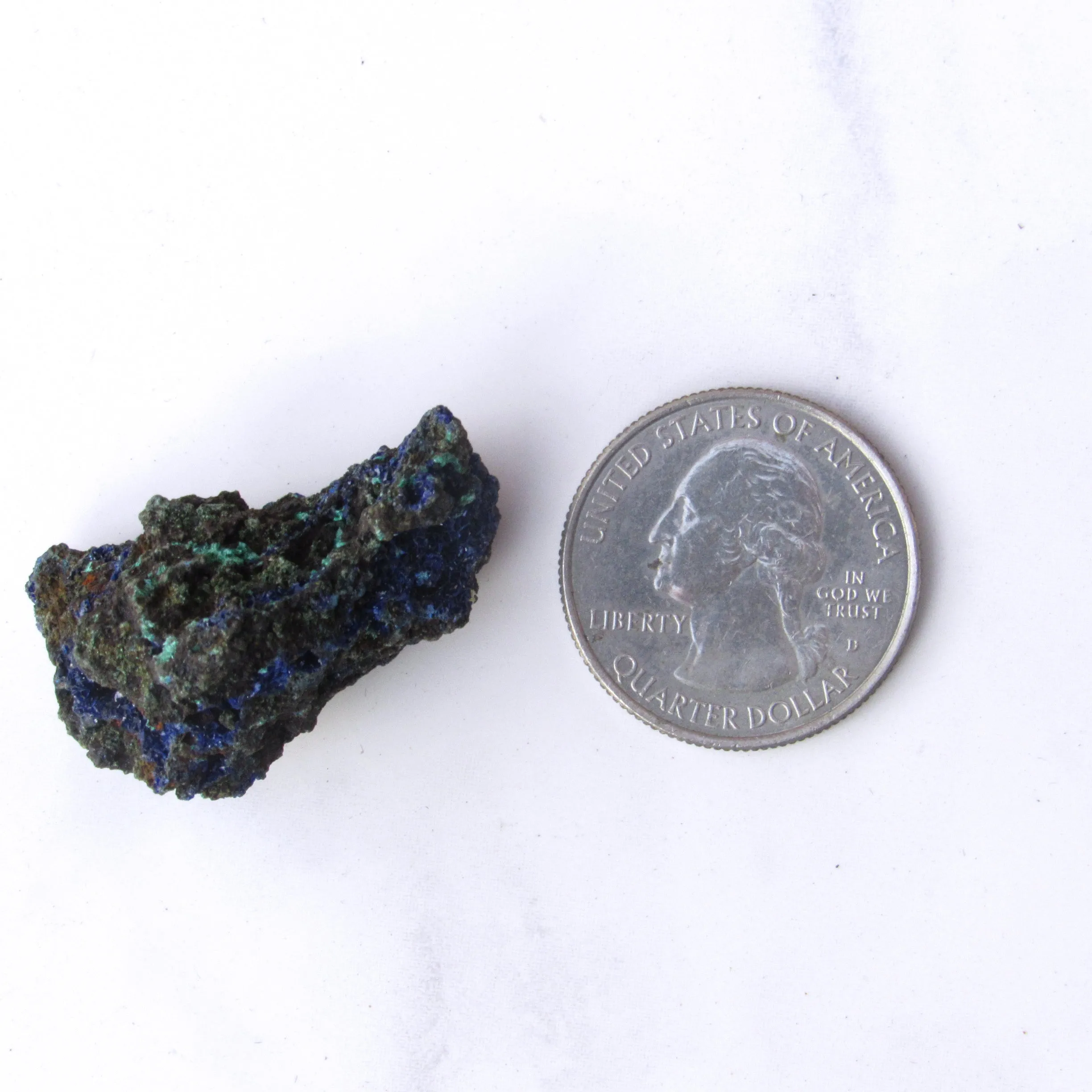 Azurite with Malachite gemstone Nodule ornamental stone