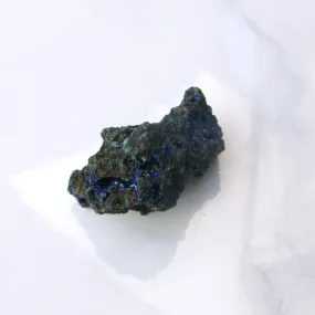 Azurite with Malachite gemstone Nodule ornamental stone