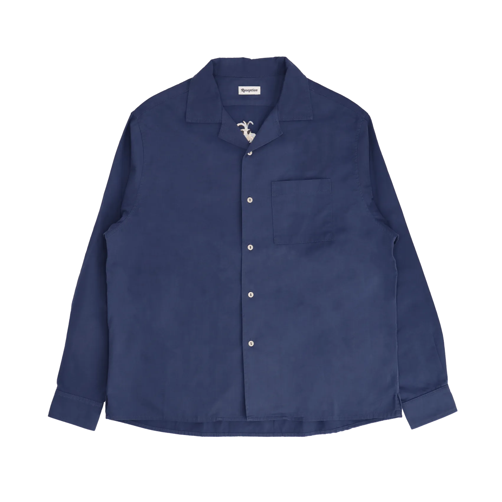 Bowling LS Shirt - Work Blue