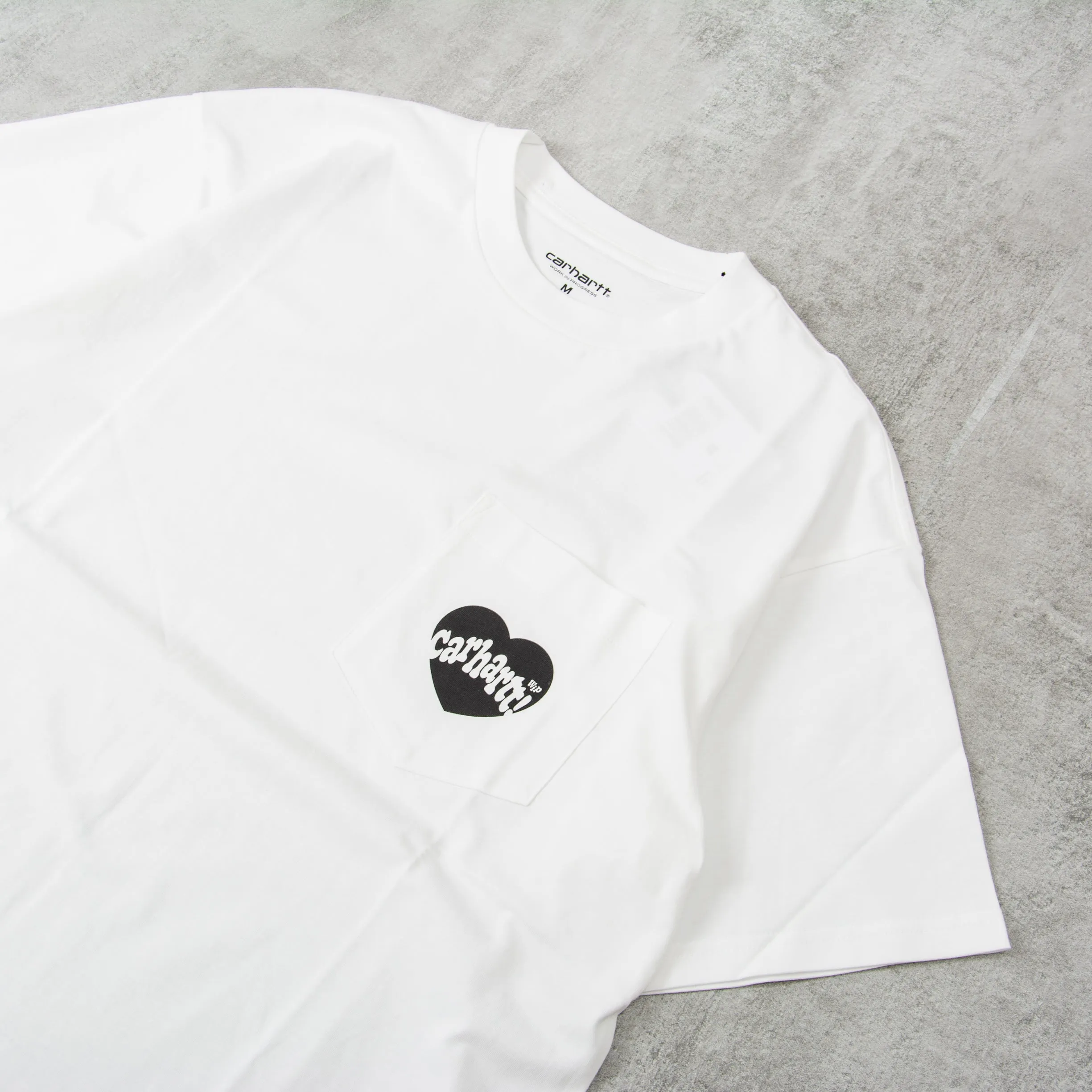 Carhartt WIP Amor Pocket Tee - White / Black