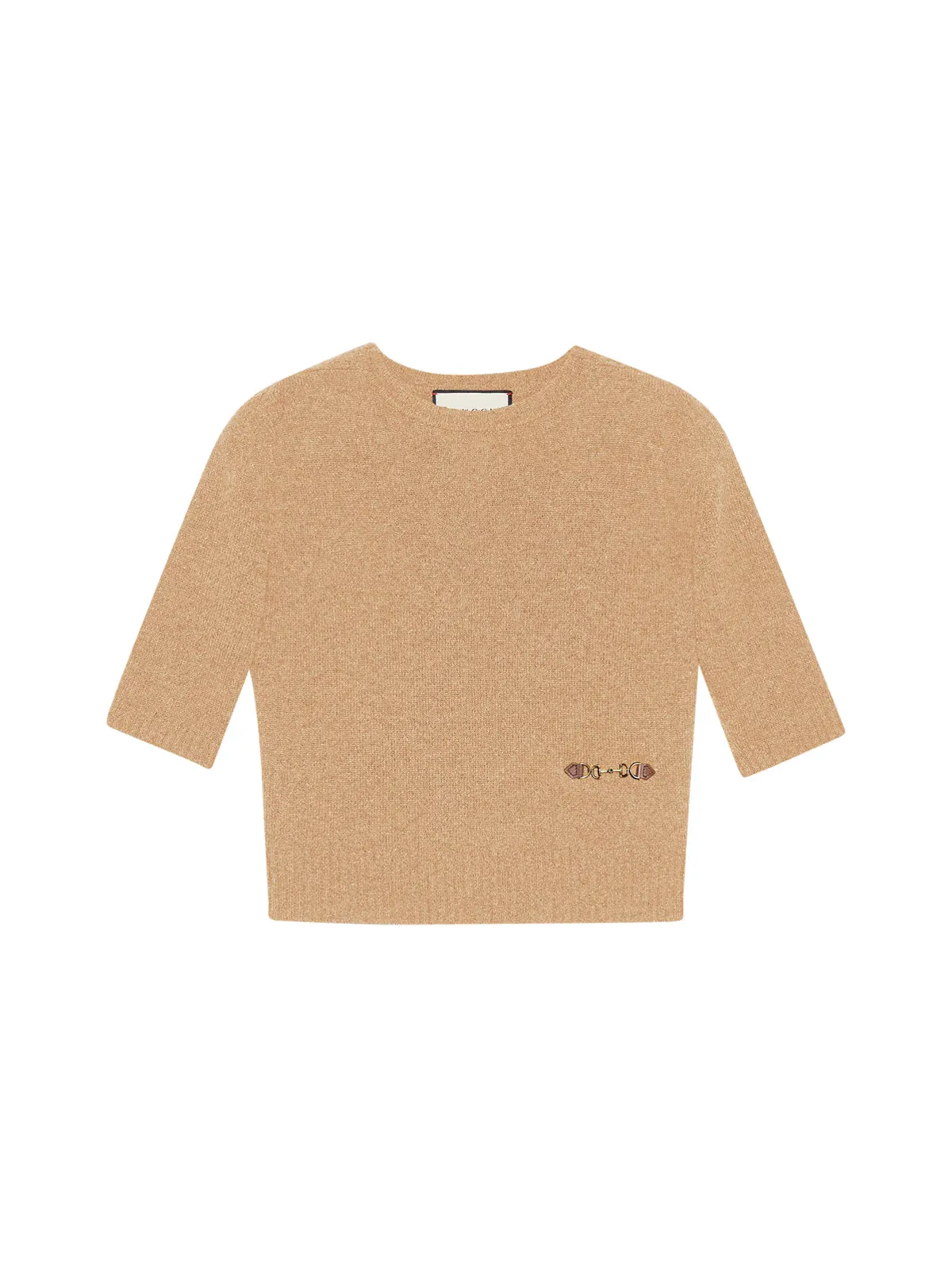 Cashmere sweater with Horsebit