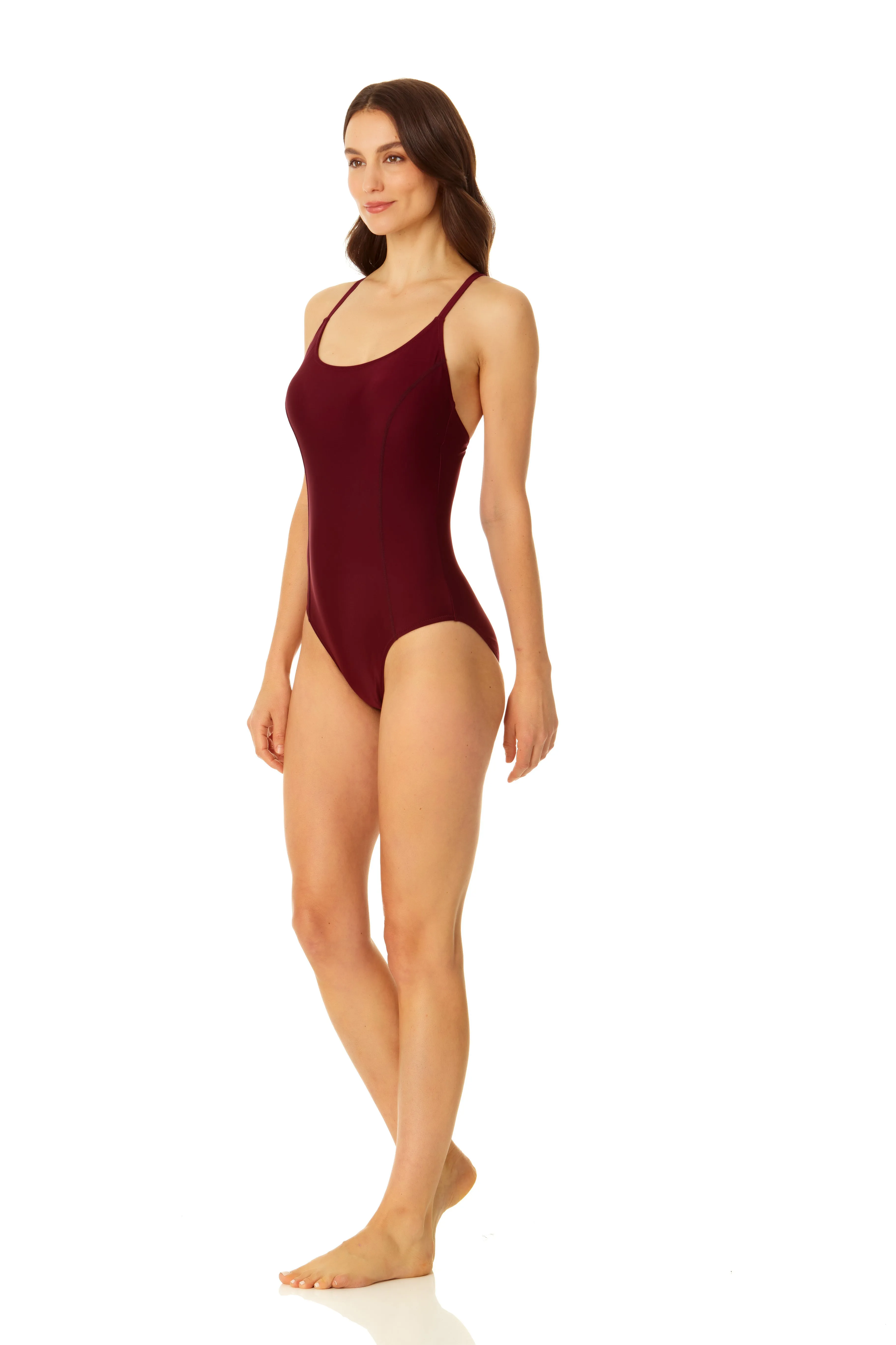 Coppersuit - Women's Convertible Cross Back One Piece Swimsuit