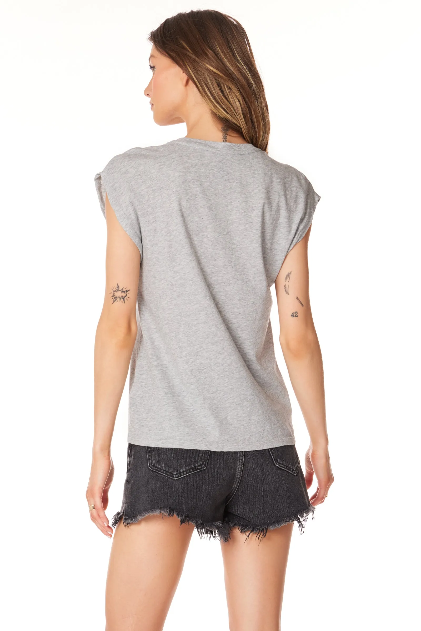 CREWNECK SHORT SLEEVE DOLMAN TEE