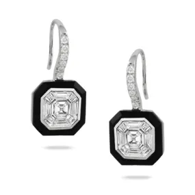 Diamond & Onyx Earrings