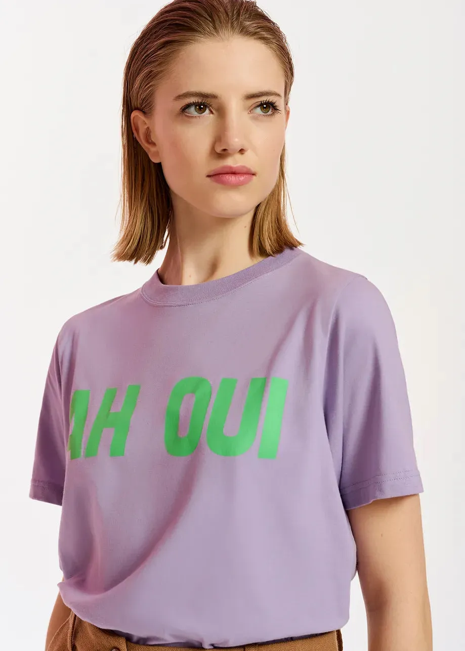 Essentiel Antwerp Essin Universal tee in Lilac