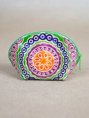 Firework Leather Coin Purse