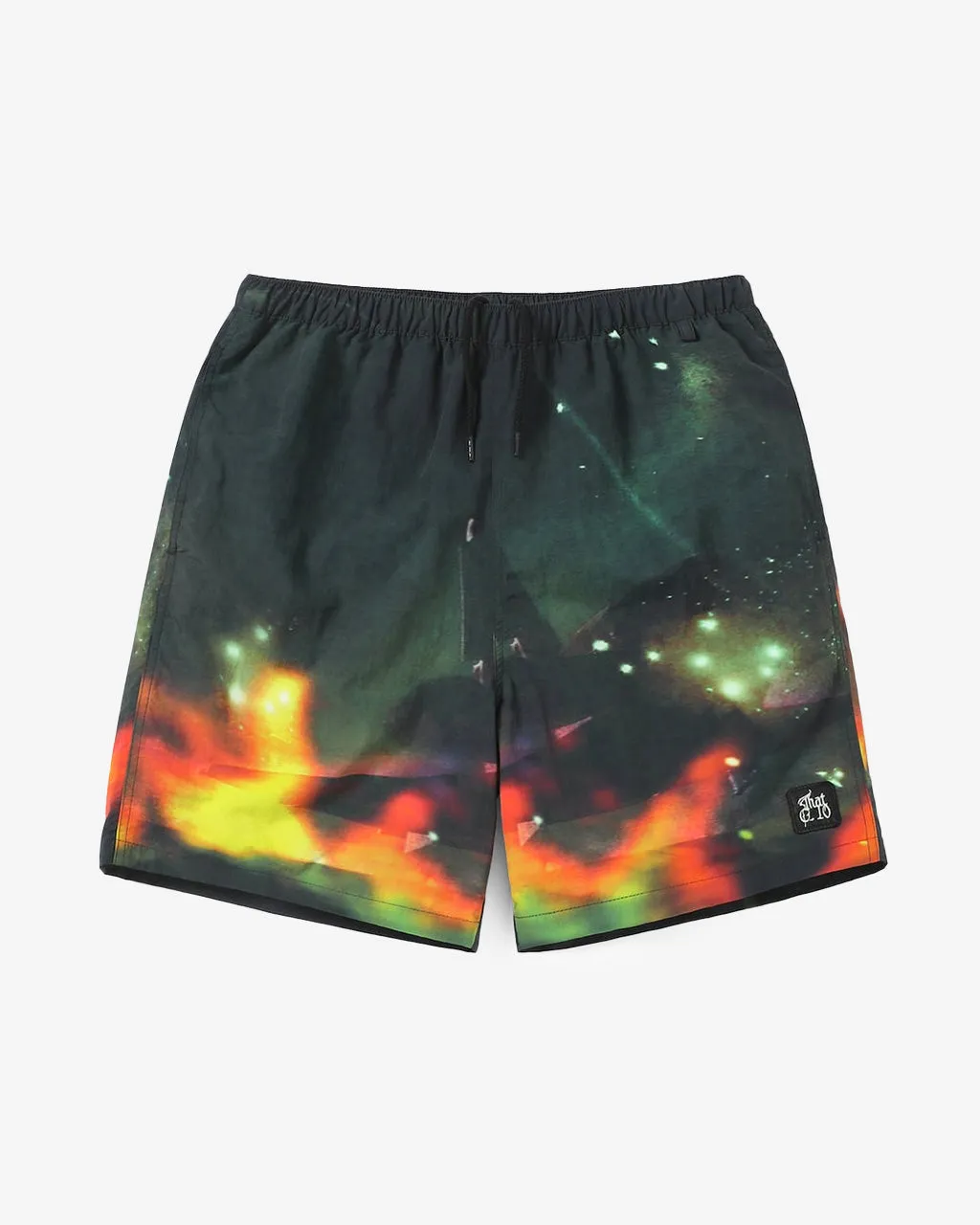 Flame Jogging Short Black