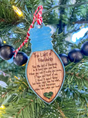 Friendship Ornament- Blue