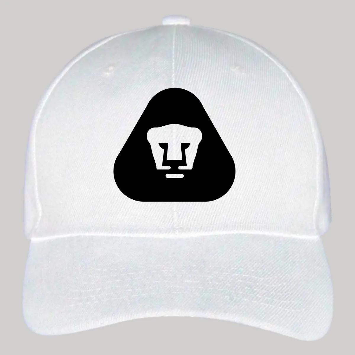 Gorra Pumas UNAM Hombre Mujer Ajustable Emblema Blanco Negro 5 Vinil