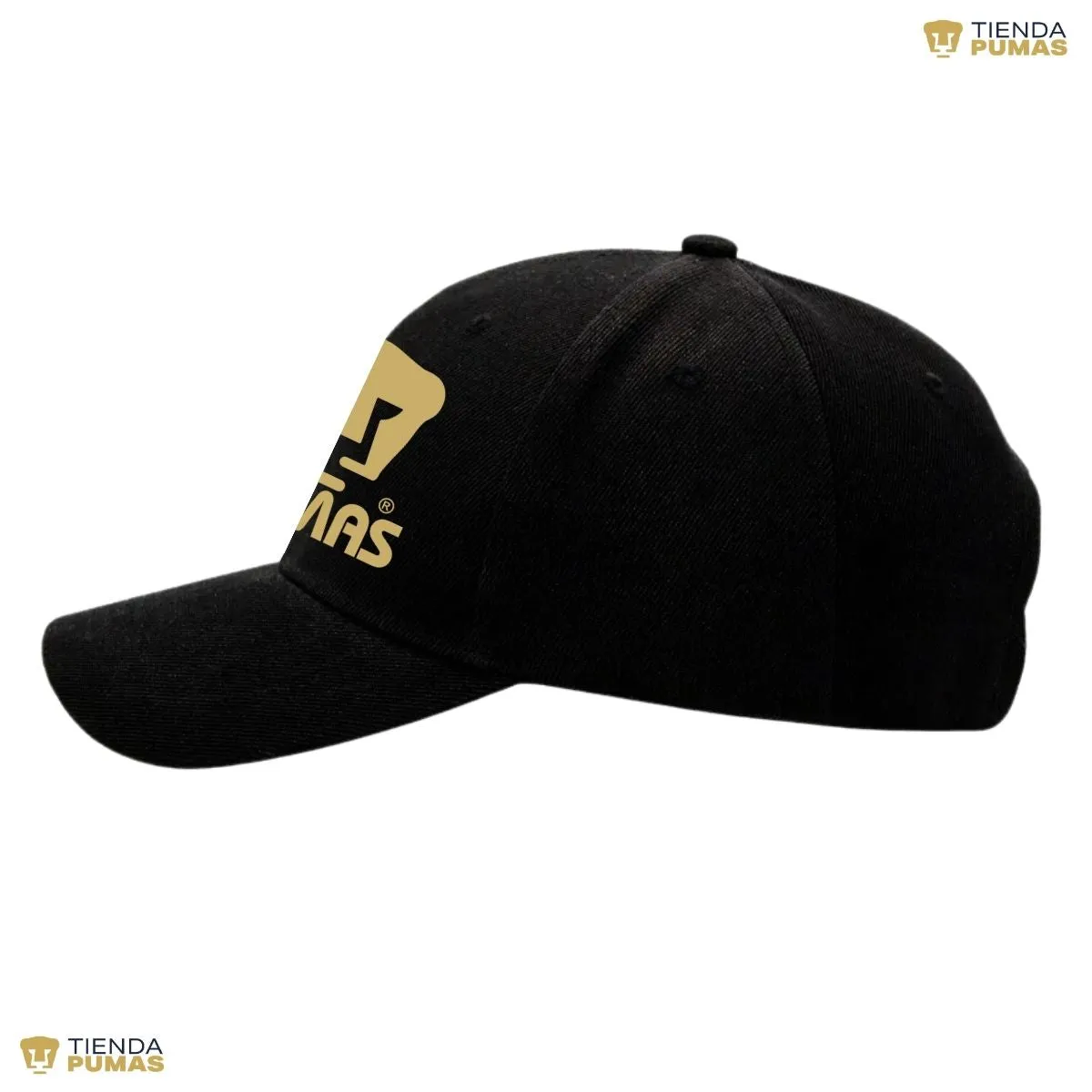 Gorra Pumas UNAM Hombre Mujer Ajustable Logo Dorado 3 Vinil