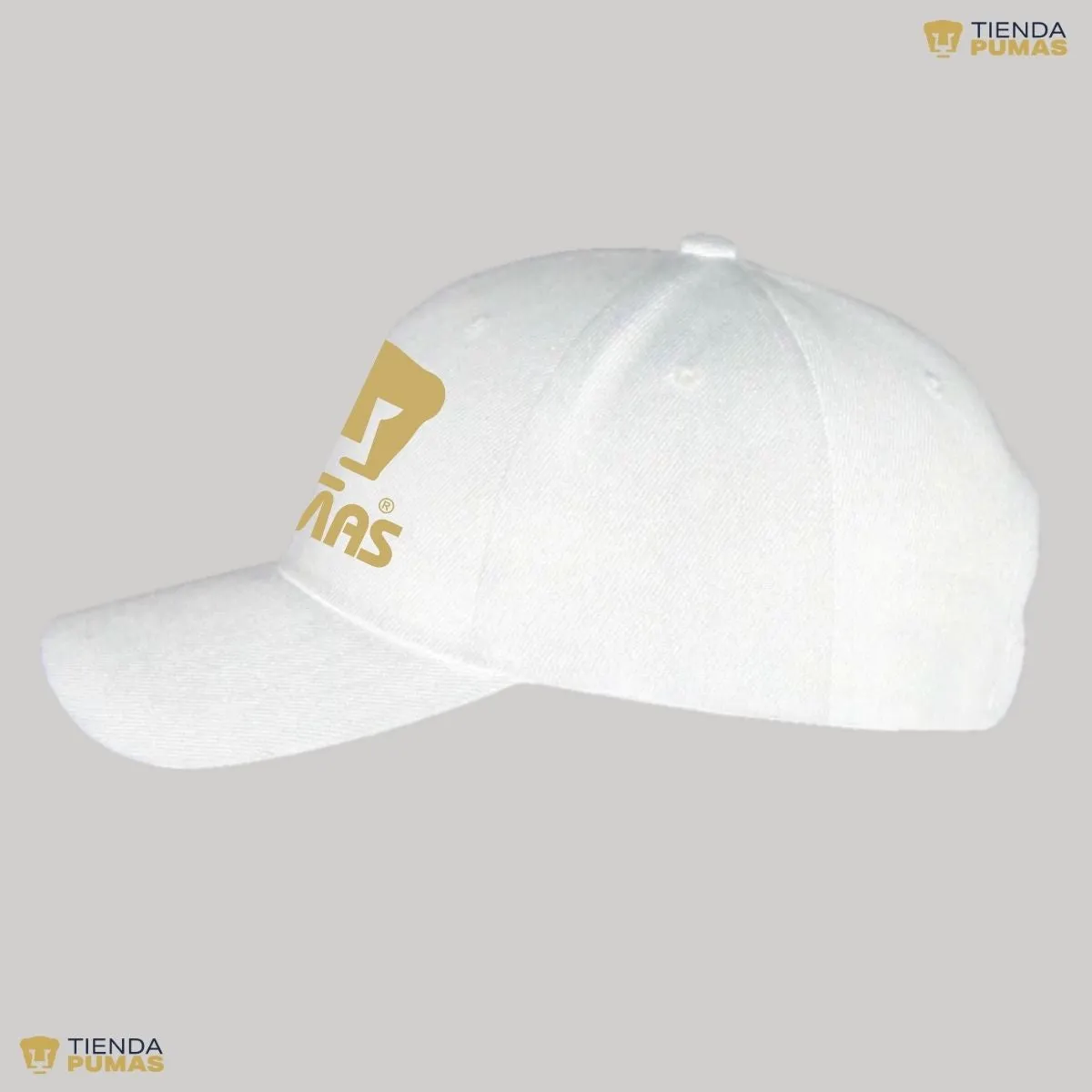 Gorra Pumas UNAM Hombre Mujer Ajustable Logo Dorado 3 Vinil