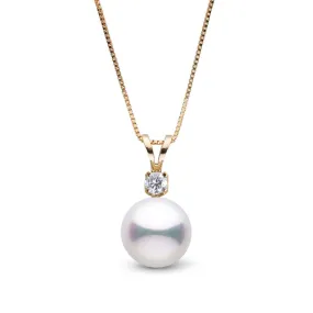 Grand Harmony Collection 9.0-9.5 mm Akoya Pearl & Diamond Pendant