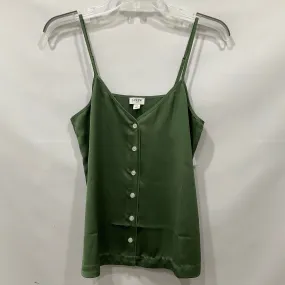 Green Top Sleeveless Basic J. Crew, Size Xs