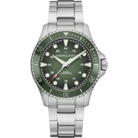 Hamilton H82525160 Khaki Navy Scuba Green Dial Automatic