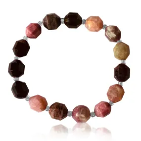 Healing Tube Tourmaline Bracelet for Self Confidence and Understanding