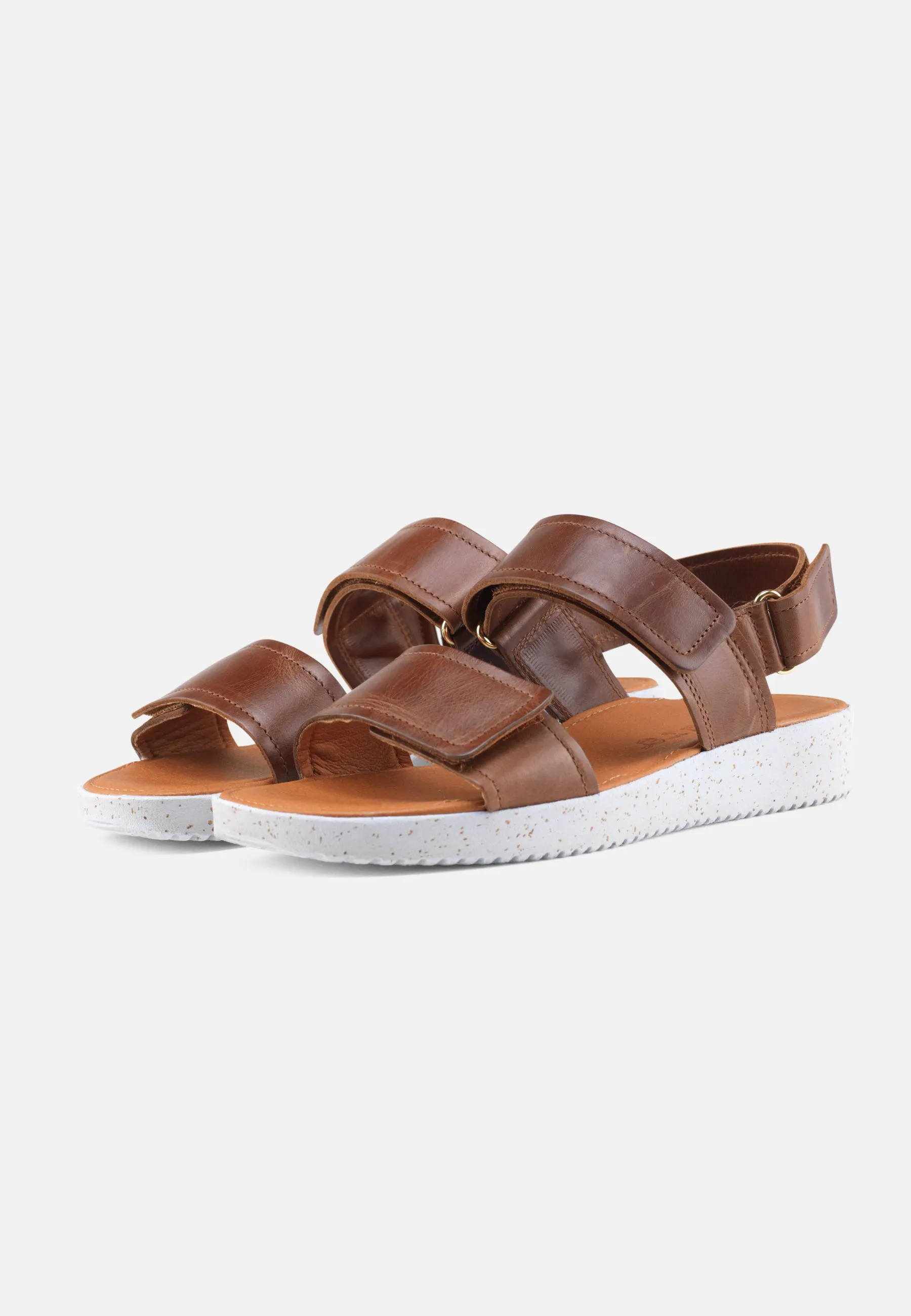 Karen Sandal Leather - Tobacco