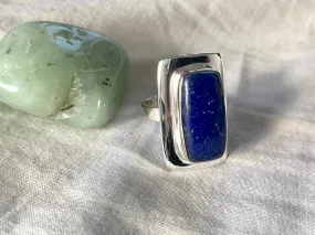 Lapis Lazuli Dinah Ring - Rectangle