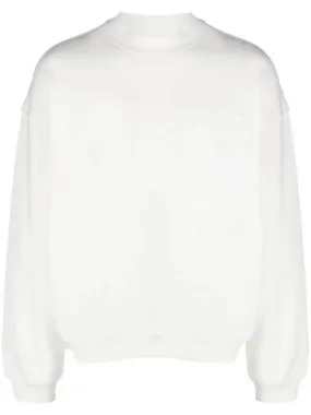 Logo Embroidered Sweatshirt White