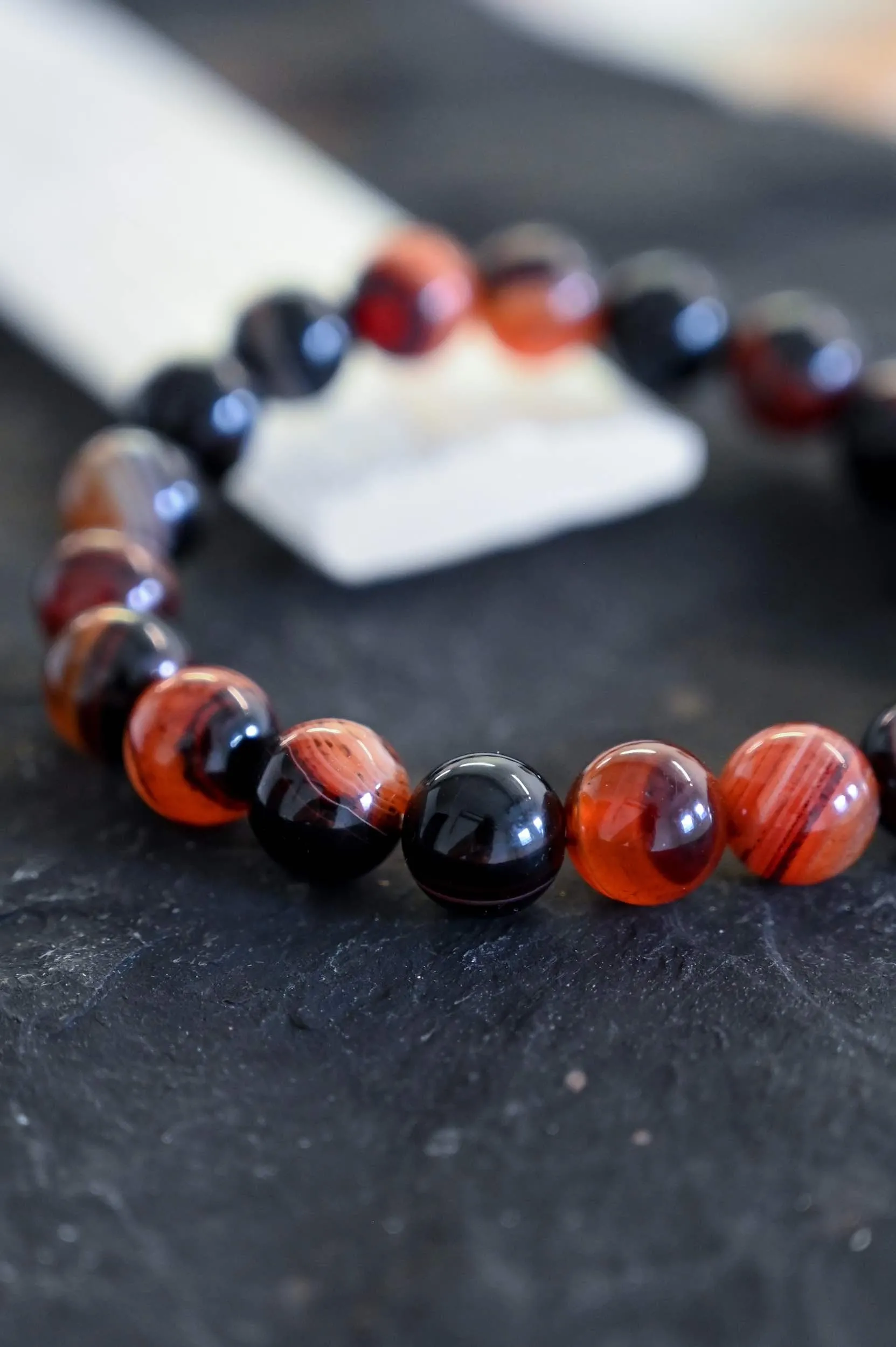 Perspective Is Everything Brown Agate Bracelet