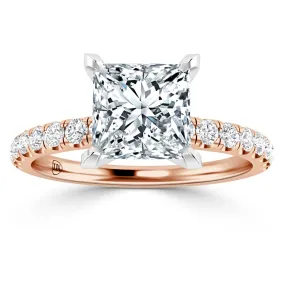 Phoebe - 18ct Rose Gold - Princess