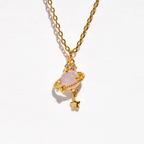 Pink Jupiter Necklace