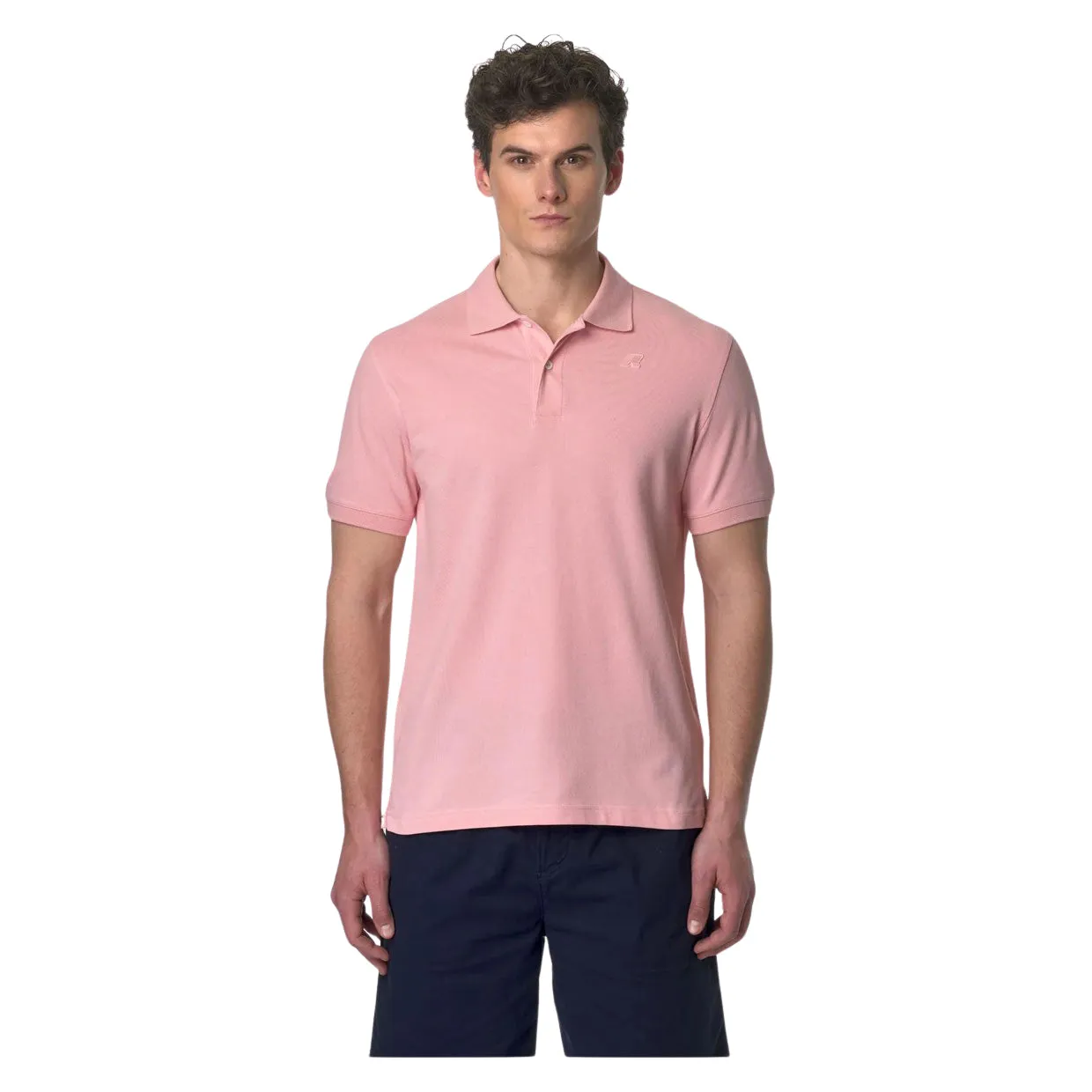 Polo Uomo K-Way Amedee Pique Rosa