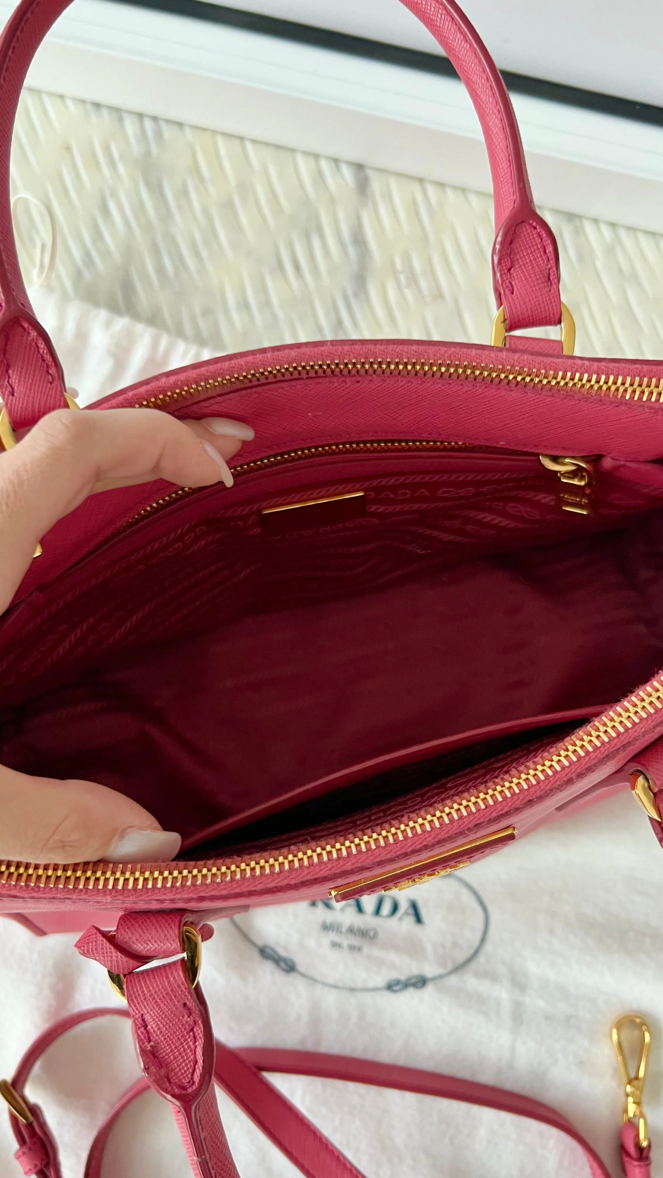 Prada Saffiano Galleria Bag