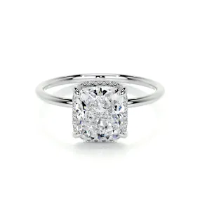 Priscilla Lab Grown Diamond Ring -18K White Gold