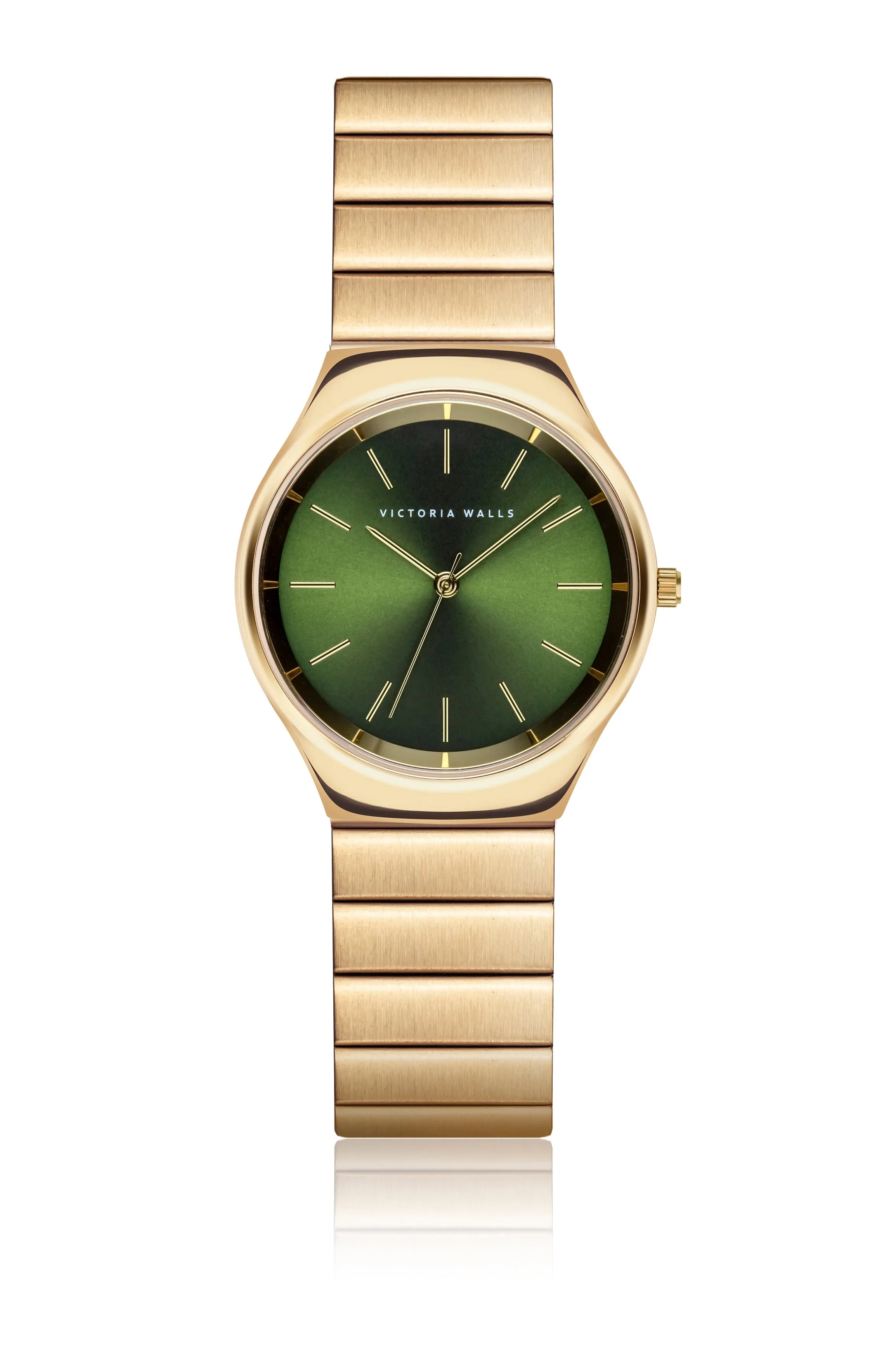 Quartz Gold Steel Watch