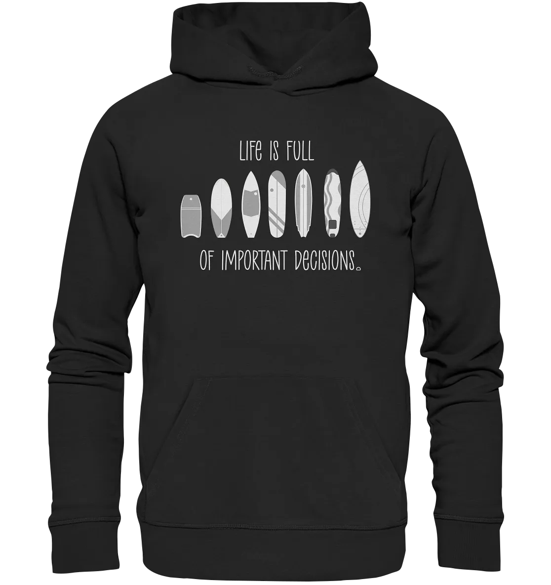 "Important Decisions" - Unisex Premium Organic Hoodie