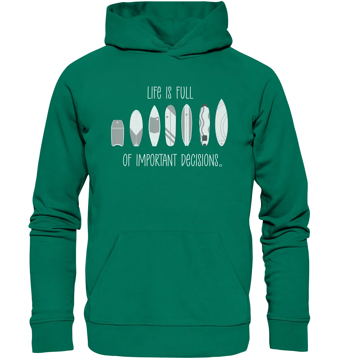 "Important Decisions" - Unisex Premium Organic Hoodie