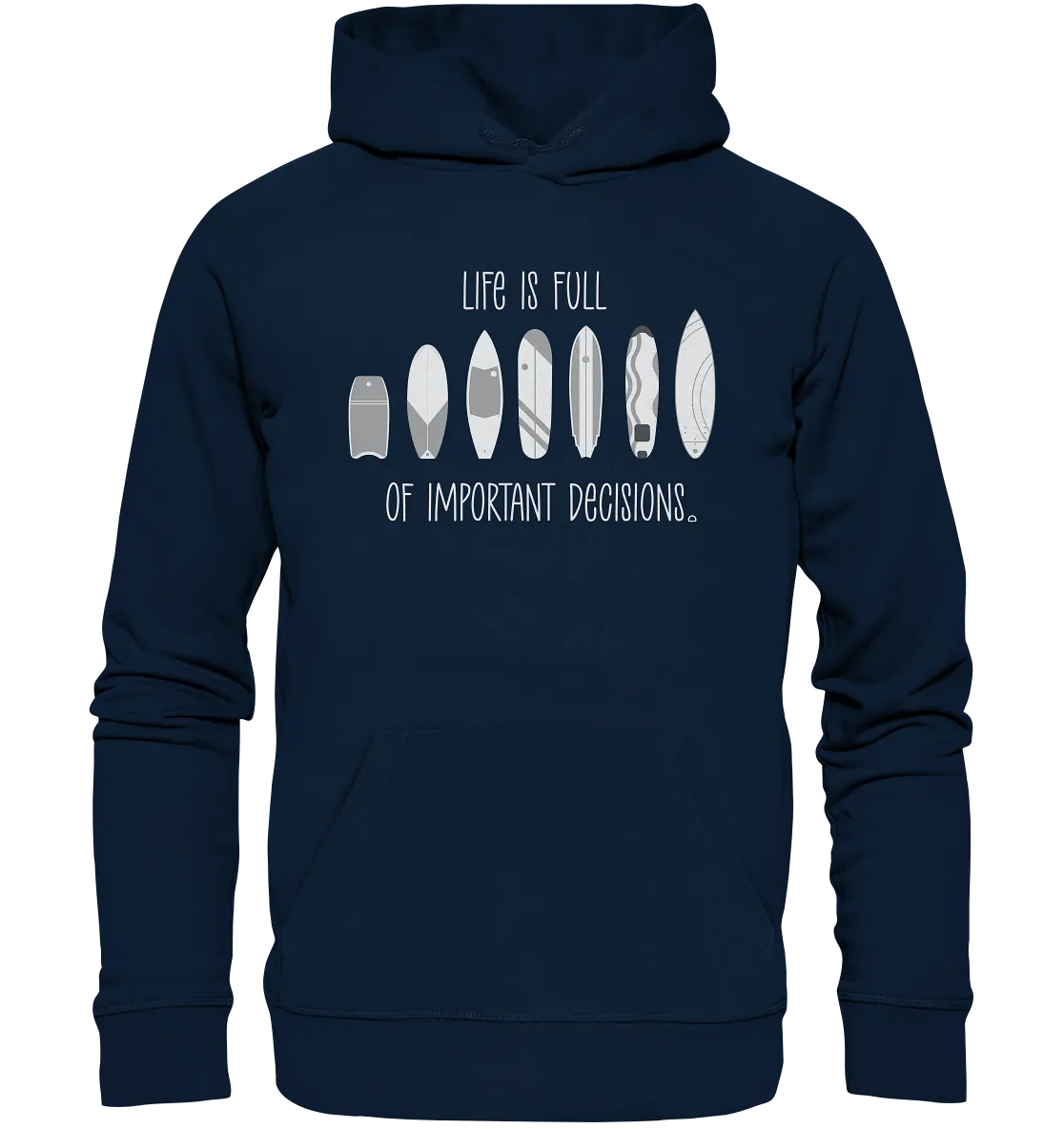 "Important Decisions" - Unisex Premium Organic Hoodie