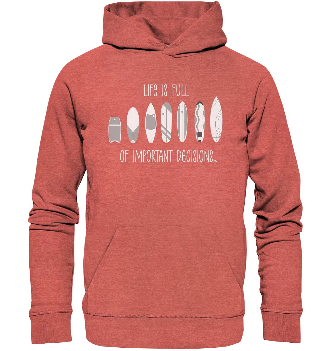 "Important Decisions" - Unisex Premium Organic Hoodie