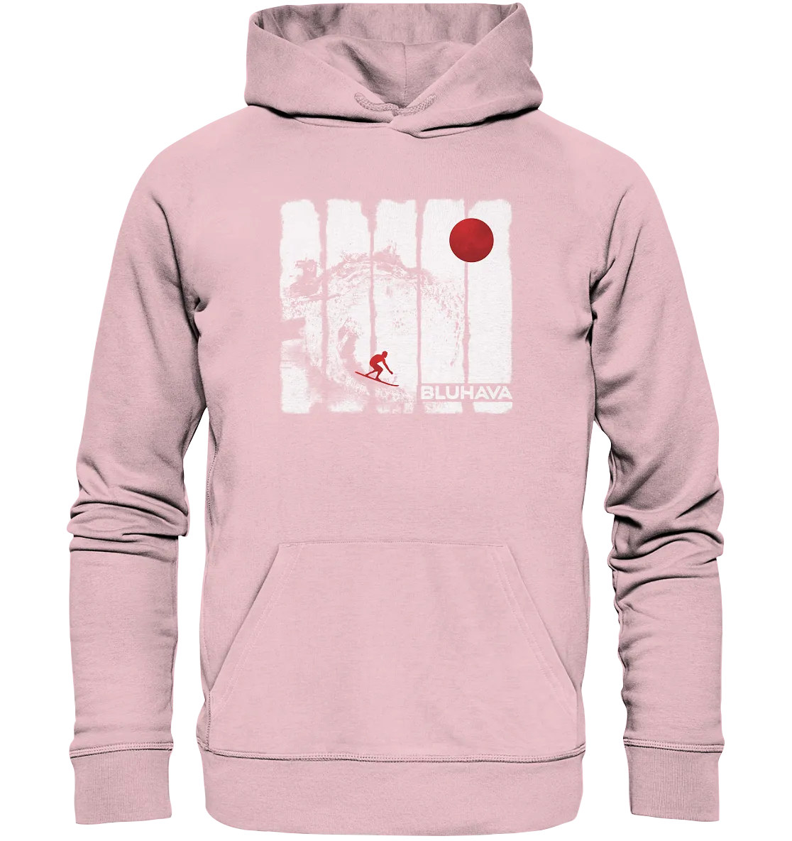 "Oceansplash Red Moon Driver" - Unisex Premium Organic Hoodie