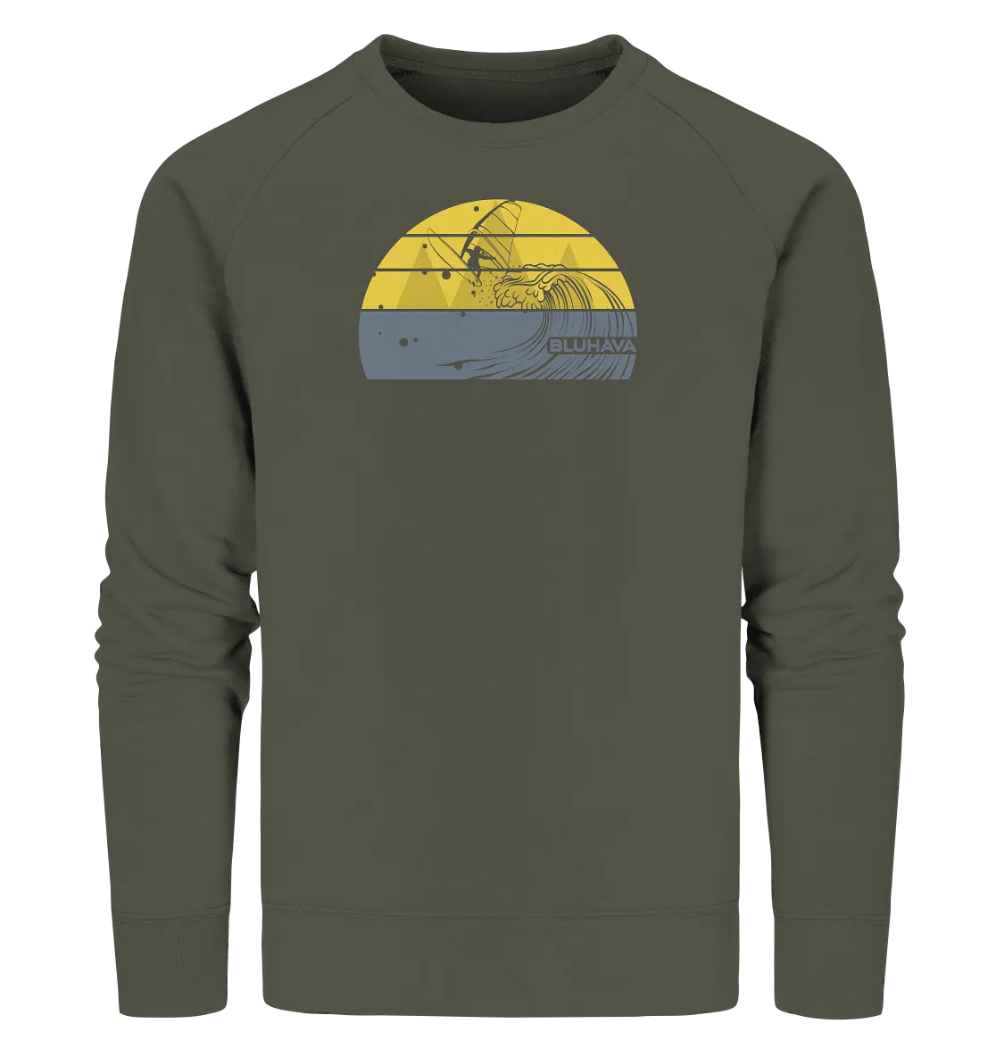 "Sunset Rapid Windsurf Fun" - Unisex Premium Organic Sweatshirt