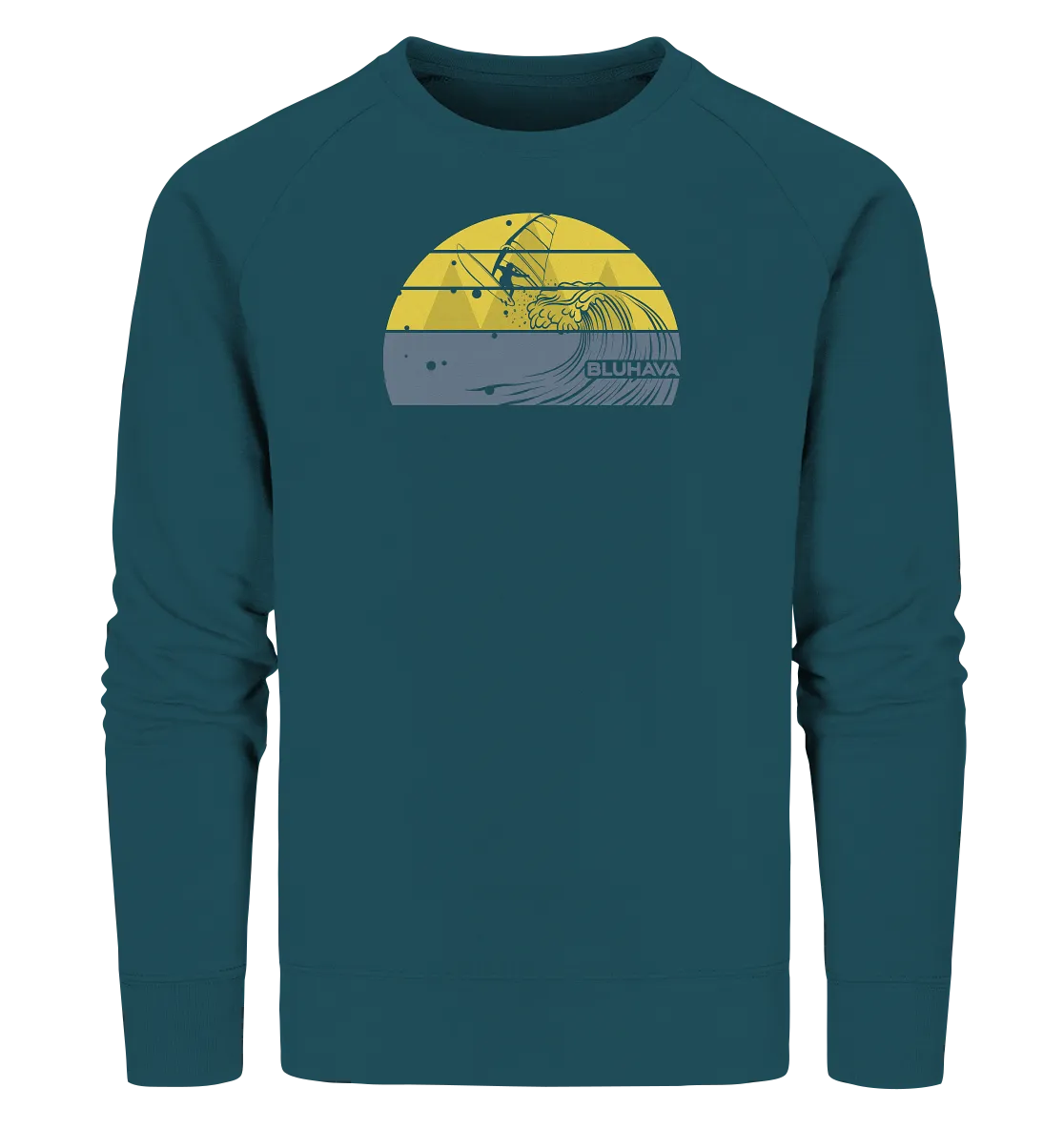 "Sunset Rapid Windsurf Fun" - Unisex Premium Organic Sweatshirt