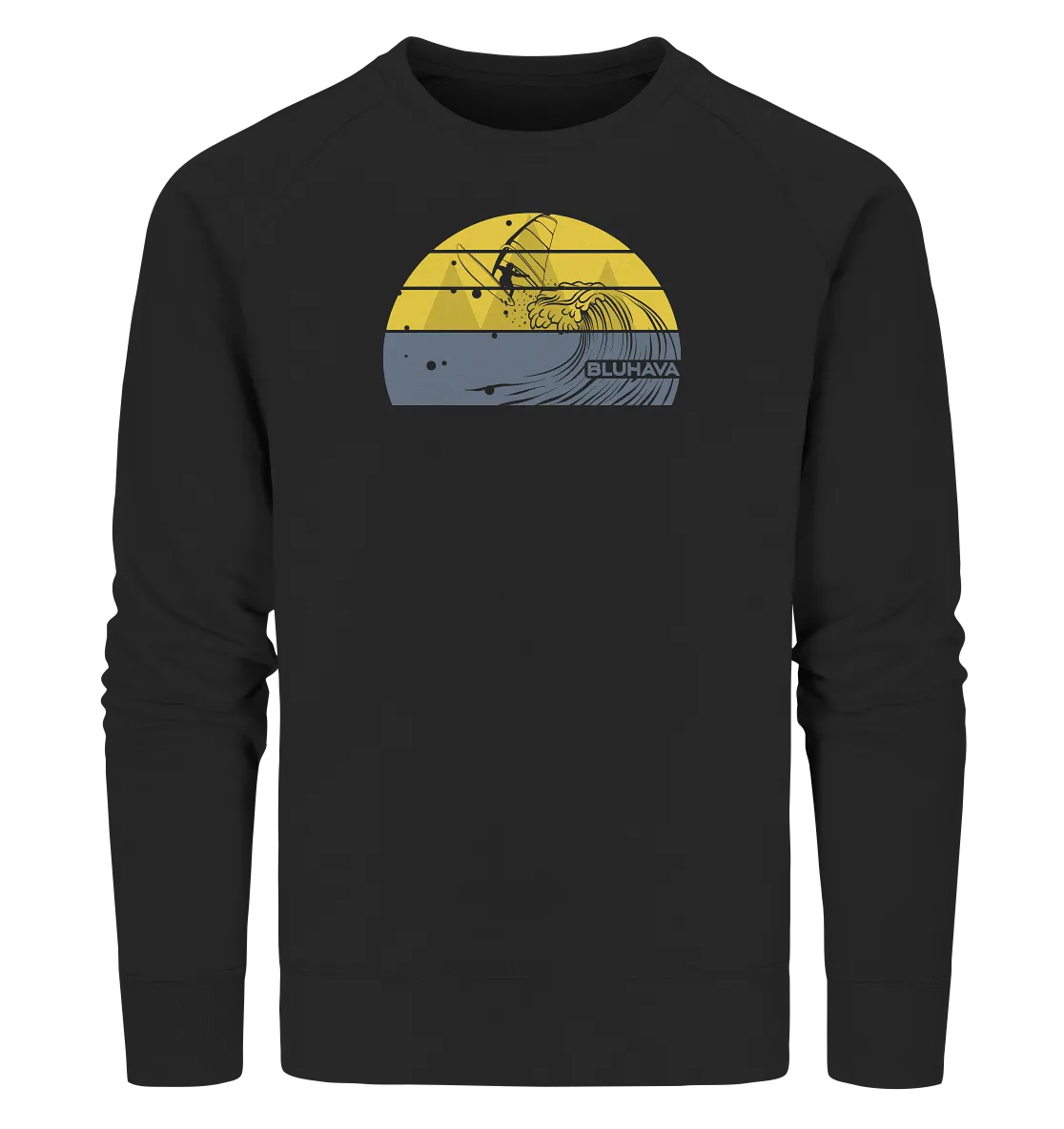 "Sunset Rapid Windsurf Fun" - Unisex Premium Organic Sweatshirt