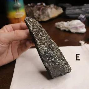 Rough Shungite and Pyrite Specimens ~ Grounding and EMF Blocking