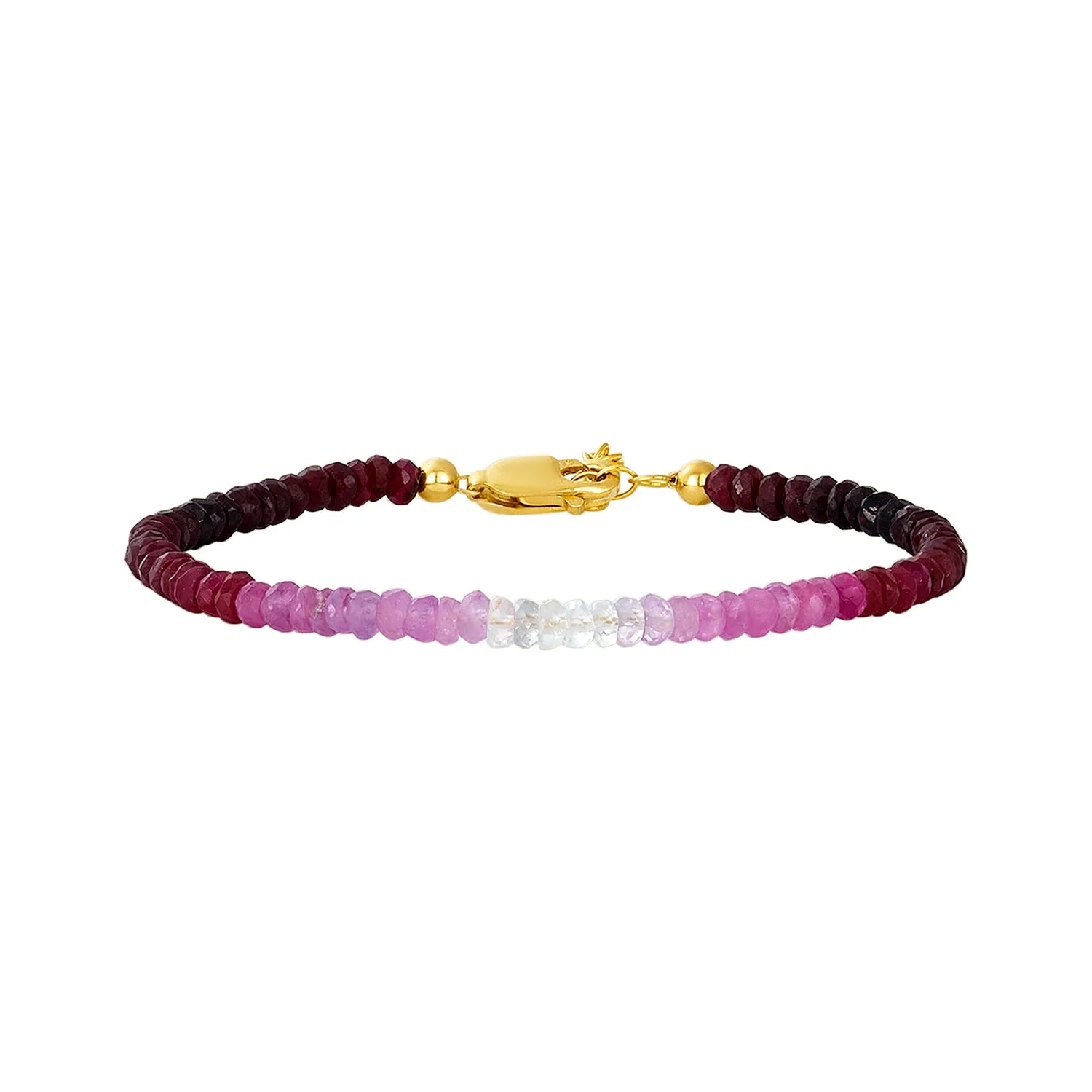 Ruby Ombré Bracelet