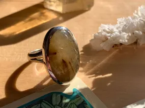 Rutilated Quartz Ariel Ring - Reg. Oval