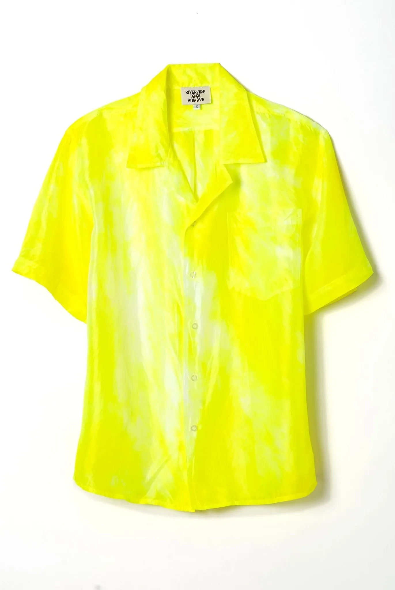 Silk Souvenir Shirt in Hi-li