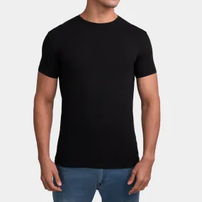 T-Shirt Básico Cuello Redondo Para Hombre