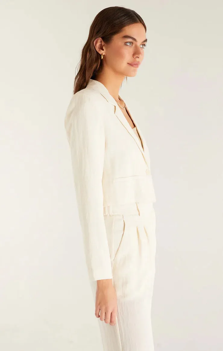 The Dana Airy Cropped Blazer