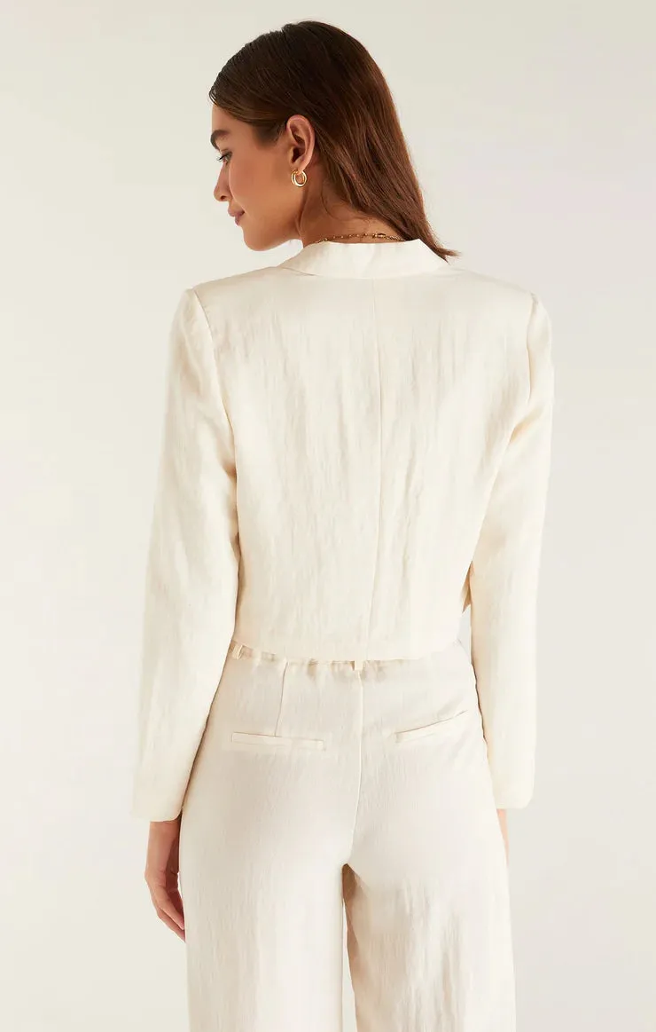 The Dana Airy Cropped Blazer