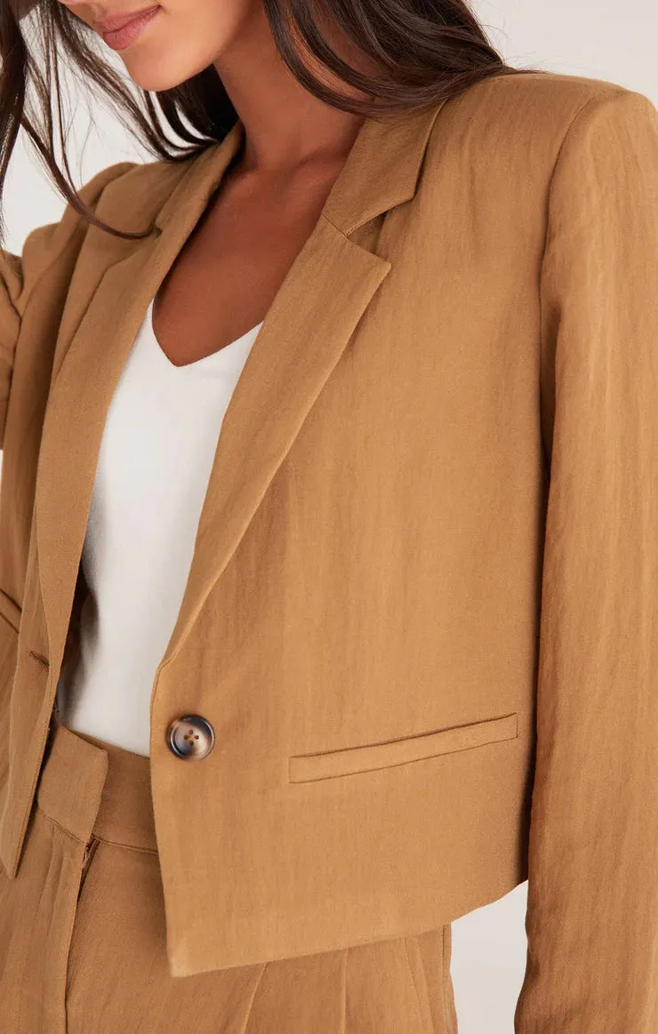 The Dana Airy Cropped Blazer